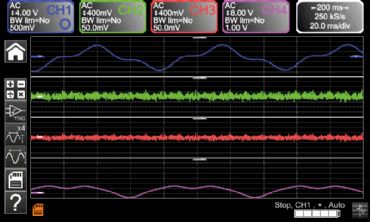 OX9104, 4x100 MHz �ZOLE Portatif Osiloskop